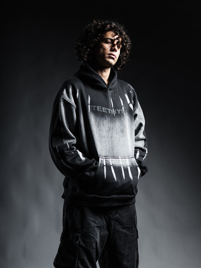 “Bleed Fade” Hoodie – Phantom Black