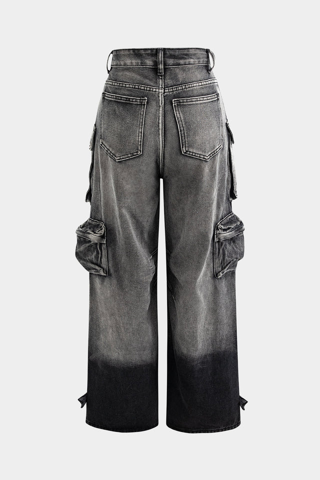 Shadow Utility Cargo Jeans - 12 Pocket Ombre