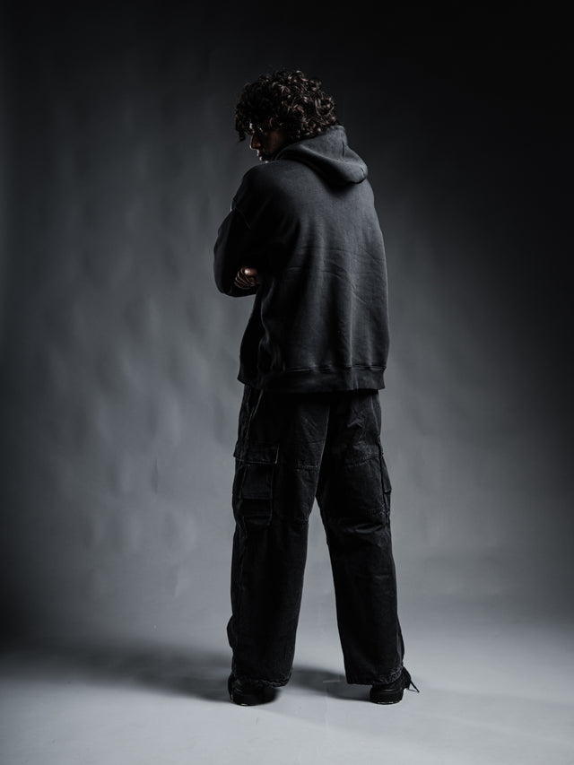 “Bleed Fade” Hoodie – Phantom Black