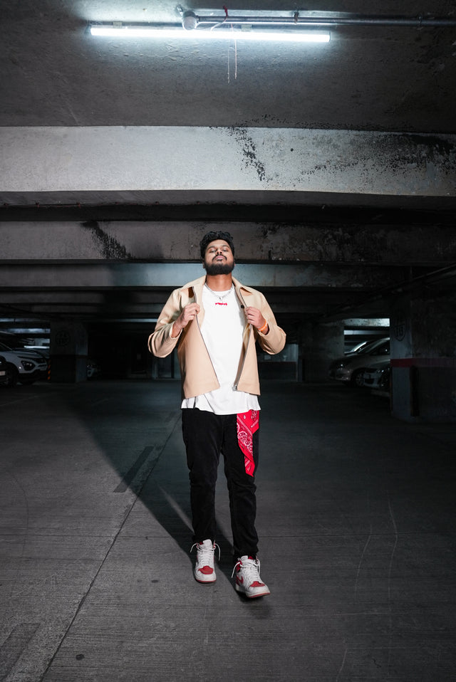 Camel Once ' Leather Jacket