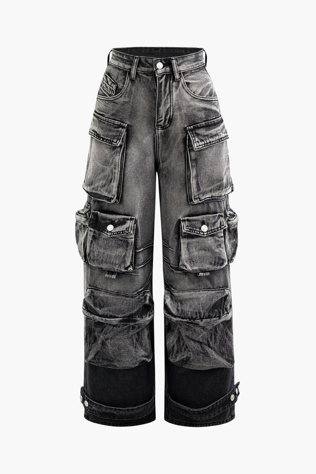 Shadow Utility Cargo Jeans - 12 Pocket Ombre