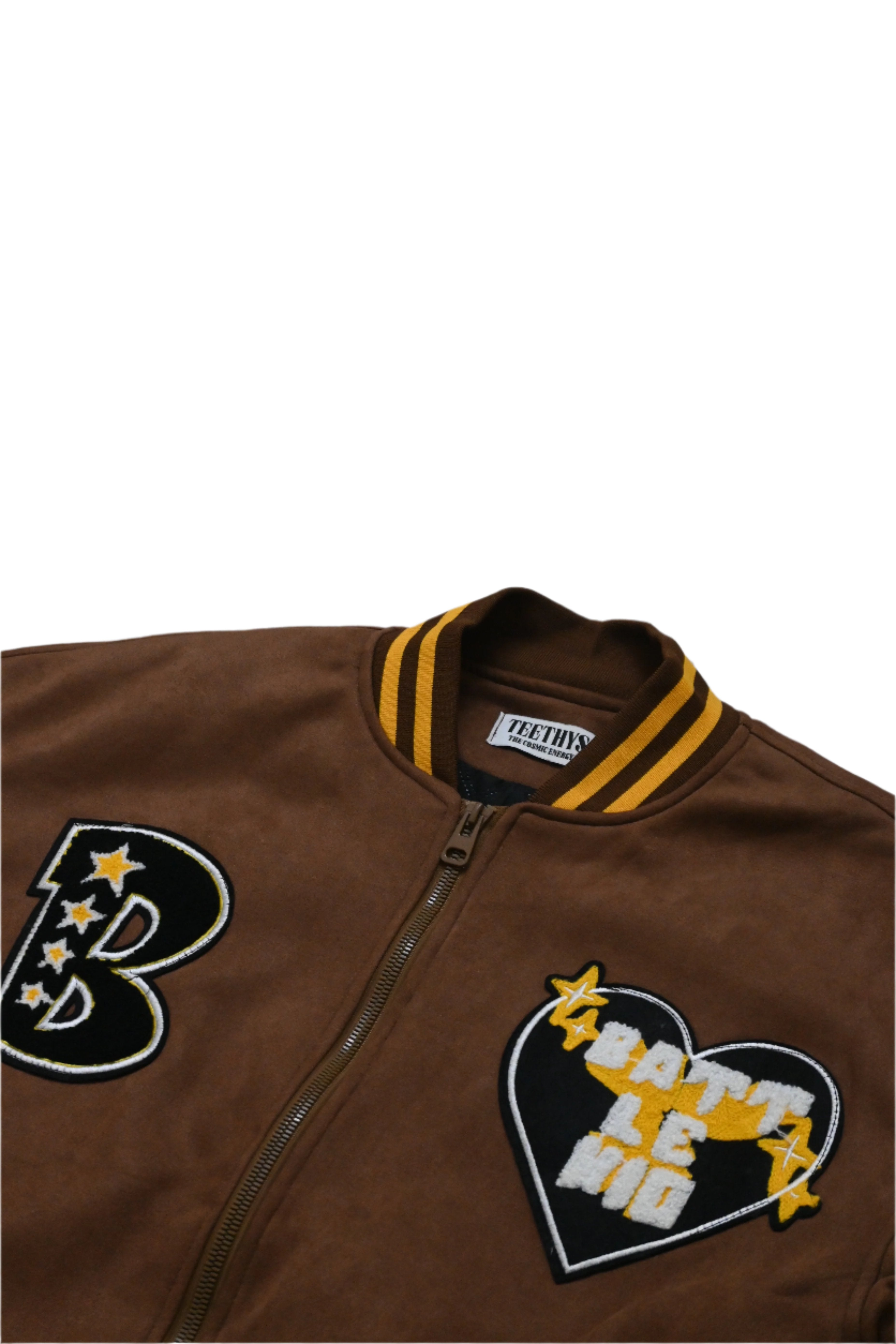 BATTLE KID - VARSITY JACKET ( SUEDE LEATHER )