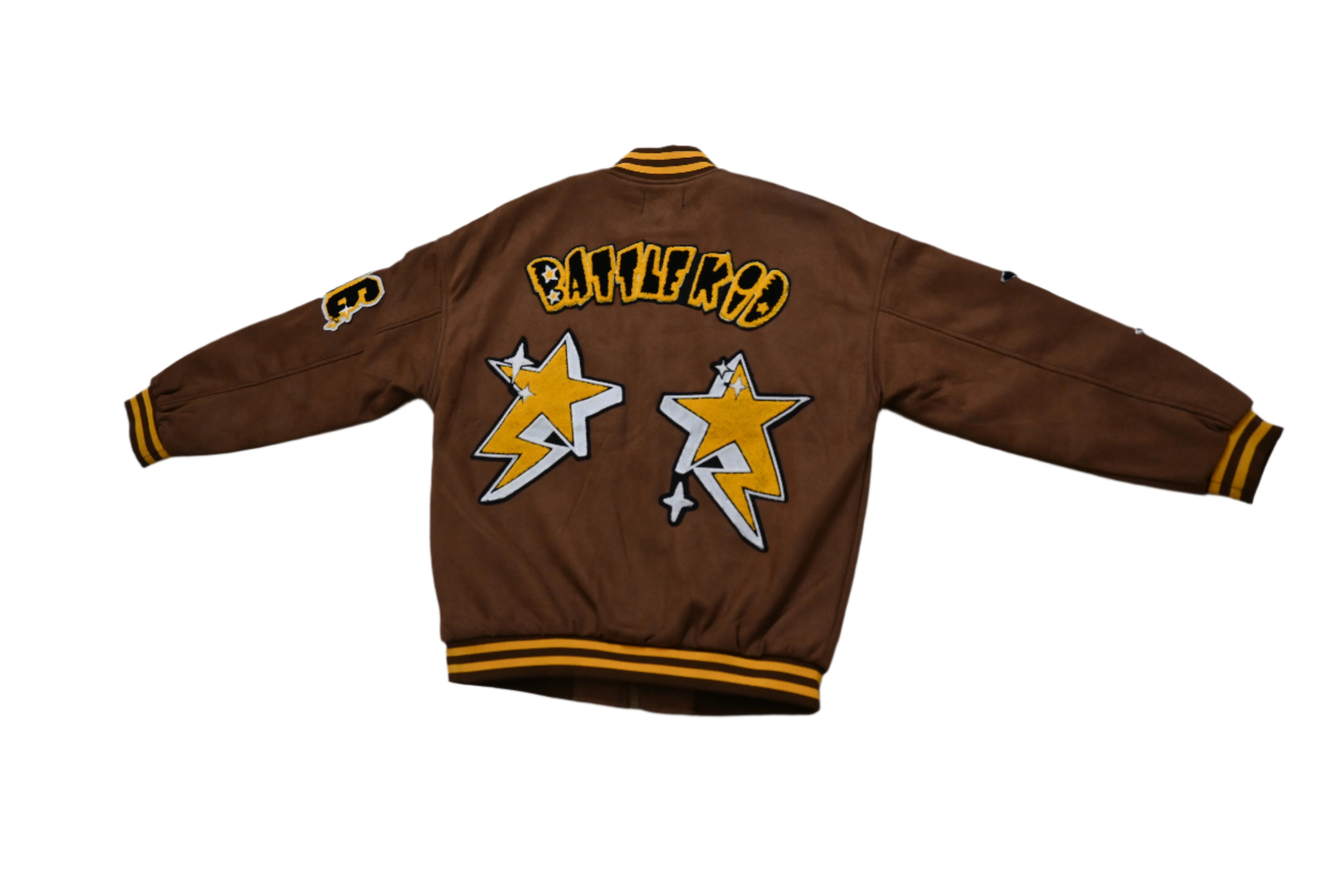 BATTLE KID - VARSITY JACKET ( SUEDE LEATHER )